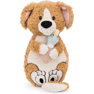 NICI Ници: Кафяв плюшен кученце и патица - 40 х 20 см (62165)