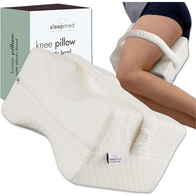 Sleepmed polštář pod kolena z paměťové pěny, spaní na boku 27x15x20