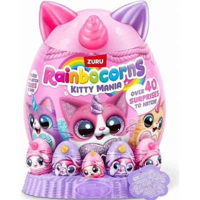 ZURU Rainbocorns Kitty Mania plyšové zvířátko