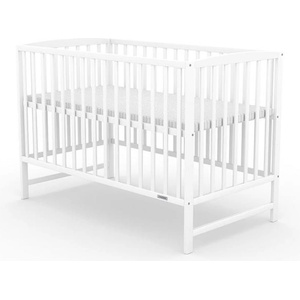 New Baby Детско креватче New Baby LILLY бяло (50957)