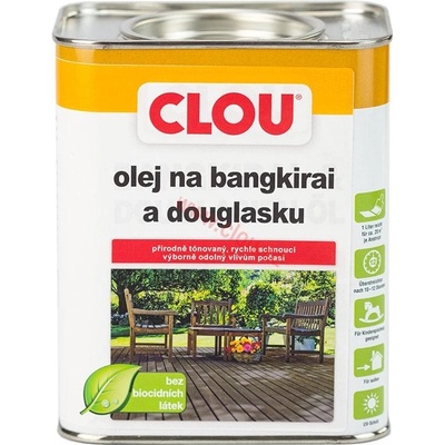 Clou BANGKIRAI-ÖL (Olej na dřevěné terasy) 750 ml