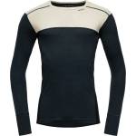 Devold Мъжко мериносово термобельо Devold Lauparen Merino 190 Shirt Merino base layer - Raw White / Ink / Black - размер XXL (015-1451-0615)