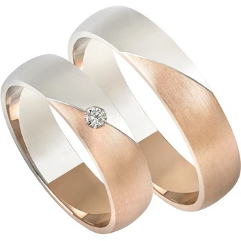 Zlaté snubní prsteny SP-208