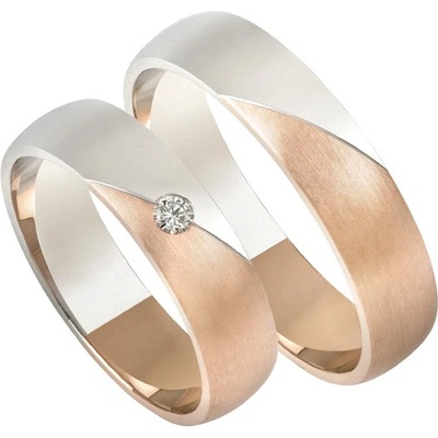 Zlaté snubní prsteny SP-208