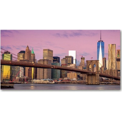 Fotoobraz na skle Manhattan New York 100x50 cm