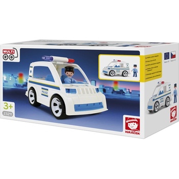EFKO Igráček Policajné auto s policajtom