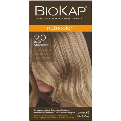 Biokap NutriColor barva na vlasy Extra světlý blond 9.0