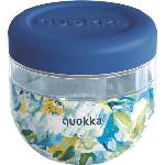 QUOKKA Кутия за обяд Quokka Bubble Blue Peonies 770 мл (40134)
