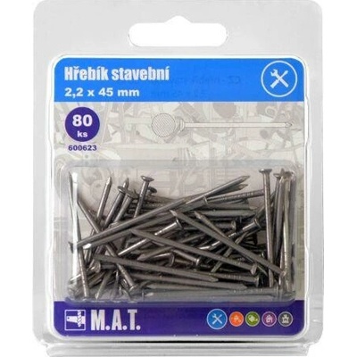 M.A.T. GROUP hřebík stavební 45x2,2mm (80ks) MAT600623