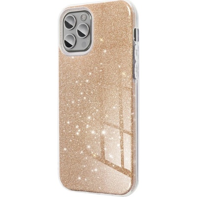 Shining Case pre Apple iPhone 15 Plus, zlatá