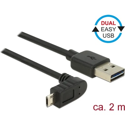 Delock Кабел Delock, щепсел за конектор EASY-USB 2.0 тип A Щепсел за конектор EASY-USB 2.0 тип B, (delock83856)