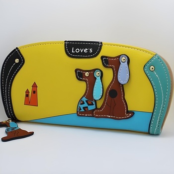 HARAHU Портмоне Dogs - Жълта KP2883 (2883)