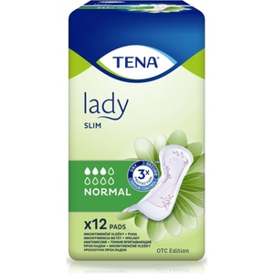 TENA Дамски превръзки Tena Lady - Slim Normal, 12 броя