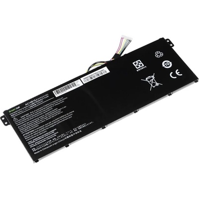 Green Cell Батерия за лаптоп Acer Aspire E 11 ES1-111M ES1-131 E 15 ES1-512 Chromebook 11 CB3-111 13 CB5-311 AC14B3K 11.4V 2200mAh GREEN CELL (AC52)
