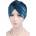 turban modrý