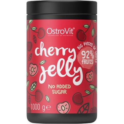 OstroVit Cherry Jelly | 92% Real Fruits ~ No Added Sugar [1000 грама]