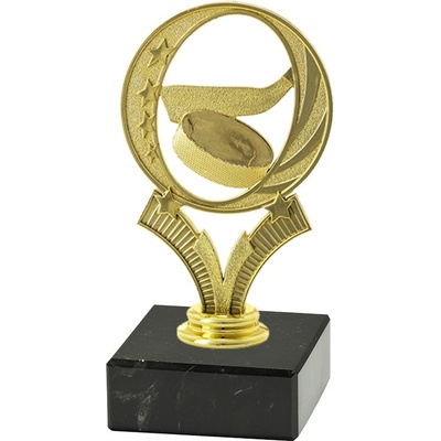Hokejová soška zlatá 13 cm