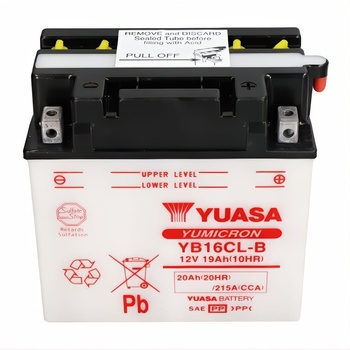 YUASA Yumicron 12V 19Ah right+ YB16CL-B