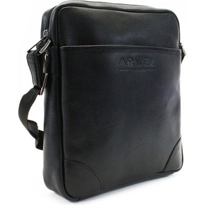 Černý kožený pánský crossbag 215-1713-60