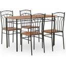 Jedálenské sety vidaXL 5-dielna jedálenská súprava