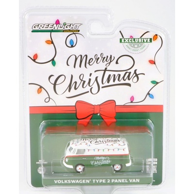 GreenLight Volkswagen Type 2 Panel Van Merry Christmas 1:64