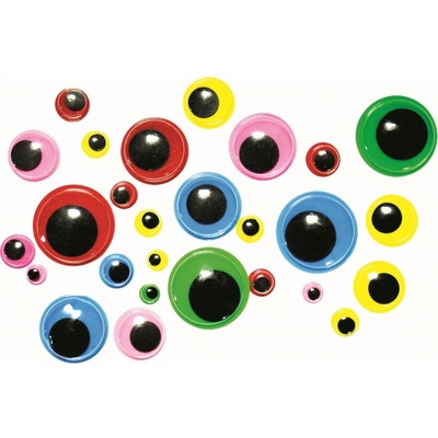 Apli Moving Eyes oči samolepicí mix velikostí a barev 600 ks