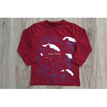 Image 1 of Rudi fashion Блуза с дълъг ръкав Dinosaur, 98, 104, 110, 116 /бордо/