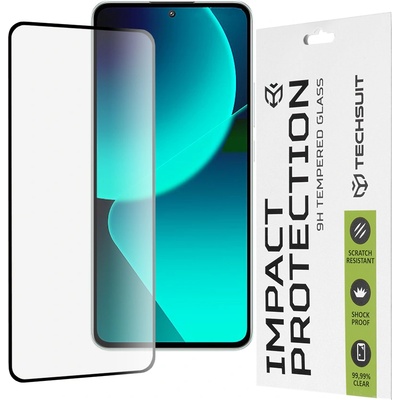 Techsuit Протектор за Xiaomi 13T / 13T Pro - 111D Full Cover / Full Glue Glass - Черен