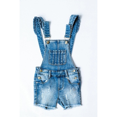 JOYCE dívčí džínové kraťase "denim OVERALL" modrá