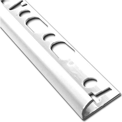 Ukončovací lišta profil na obklady PVC 10 mm bílá