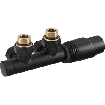 SAPHO - Термостатен к-кт за централен монтаж WICHER матов черен (SH0306)