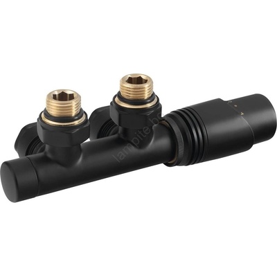 SAPHO - Термостатен к-кт за централен монтаж WICHER матов черен (SH0306)