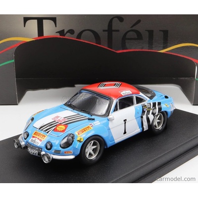Trofeu Renault Alpine A110 N I Rally Poland 1974 S.zasada E.zasada Modrá Bílá Červená 1:43