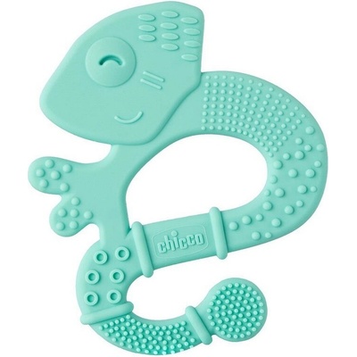 CHICCO Hryzačka silikónová Super Soft Chameleón 2m+ Variant: modrý