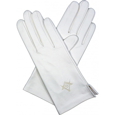 Kreibich dámské rukavice bílé bezpodšívkové s logem bílá