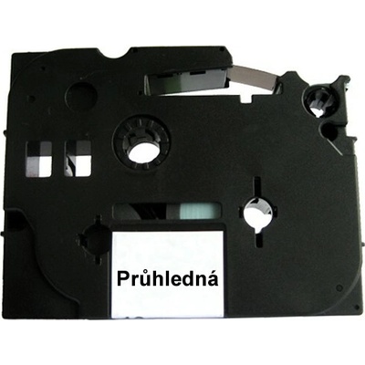 Můj-toner Páska štítky Brother TZ-141 TZE-141,TZ141,TZE-141 P-touch 18 mm délka 8 m černá transparentní laminovaná kompatibilní
