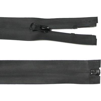 Voděodolný zip rubový spirálový rozepínací 80cm černý bundový – Zboží Dáma