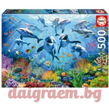 Educa Пъзел educa 19901 - 500 части - Парти в морето (edu19901)
