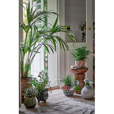 Bloomingville Саксия с чинийка Bloomingville Jaylee 18, 5 x 13, 5 cm (82072809)