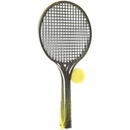 Soft tenis plast černý+míček 53cm v síťce