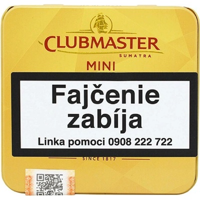 Clubmaster Mini No. 121 Sumatra cigarillos 20 ks