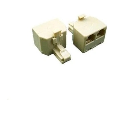 Dvojspojka 2 x RJ11 6p4c Cat.3 (3 x Female) 4205