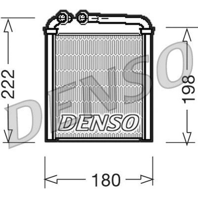 Výměník tepla, vnitřní vytápění DENSO DRR32005 – Hledejceny.cz