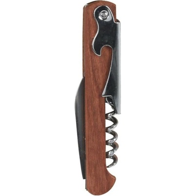 EH EXCELLENT HOUSEWARE Otvarák na vínové fľaše 110x25 mm, nerez/drevo