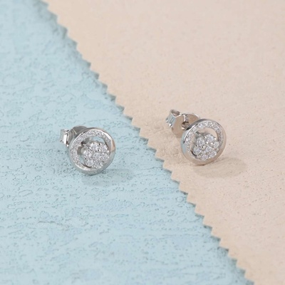 Jan Kos jewellery stříbrné náušnice MHT-2692/SW00