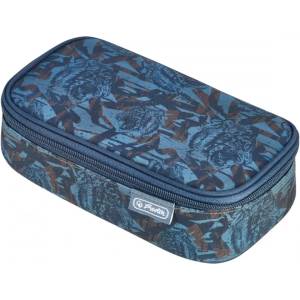 Herlitz Ученически несесер празен, твърд, 1 цип, модел BeatBox, Camo Tiger - Herlitz