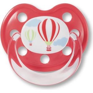 Baby-Nova Бебешка силиконова залъгалка силикон Baby Nova, червена (28227) - ozone