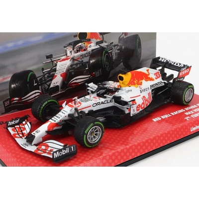 Minichamps Red bull F1 Rb16b Honda Ra620h Team Aston Martin N 33 World Champion 2nd Turkish Gp 2021 Max Verstappen Bílá Červená 1:43