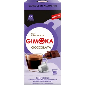 Gimoka Капсули за горещ шоколад Gimoka Cioccolata съвместими с Nespresso, 10 бр