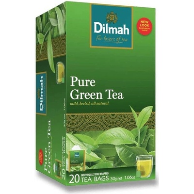 Dilmah Pure Green Tea zelený čaj 20 x 1,5 g